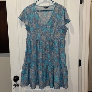 Shein Curve 0XL tiered dress